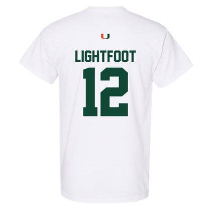 Miami - NCAA Football : Marquise Lightfoot - Classic Shersey T-Shirt-1