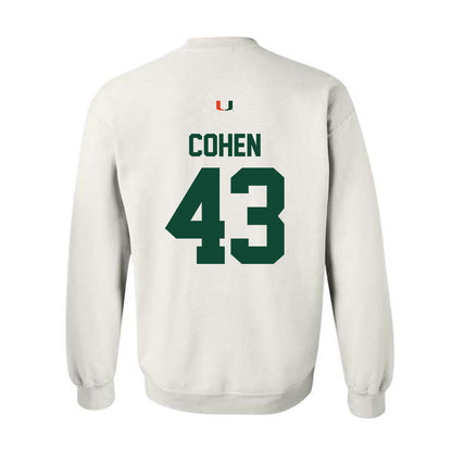 Miami - NCAA Football : Andrew Cohen - Classic Shersey Crewneck Sweatshirt