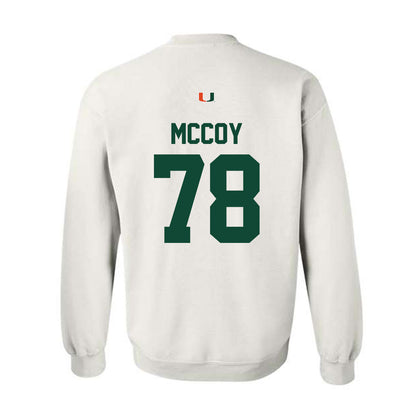 Miami - NCAA Football : Matthew McCoy - Classic Shersey Crewneck Sweatshirt-1