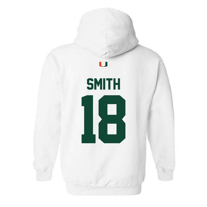 Miami - NCAA Football : Nikao Smith - Classic Shersey Hooded Sweatshirt