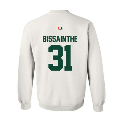 Miami - NCAA Football : Wesley Bissainthe - Classic Shersey Crewneck Sweatshirt-1