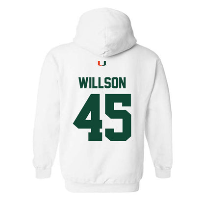 Miami - NCAA Women's Soccer : Gray Willson - Classic Shersey Hooded Sweatshirt