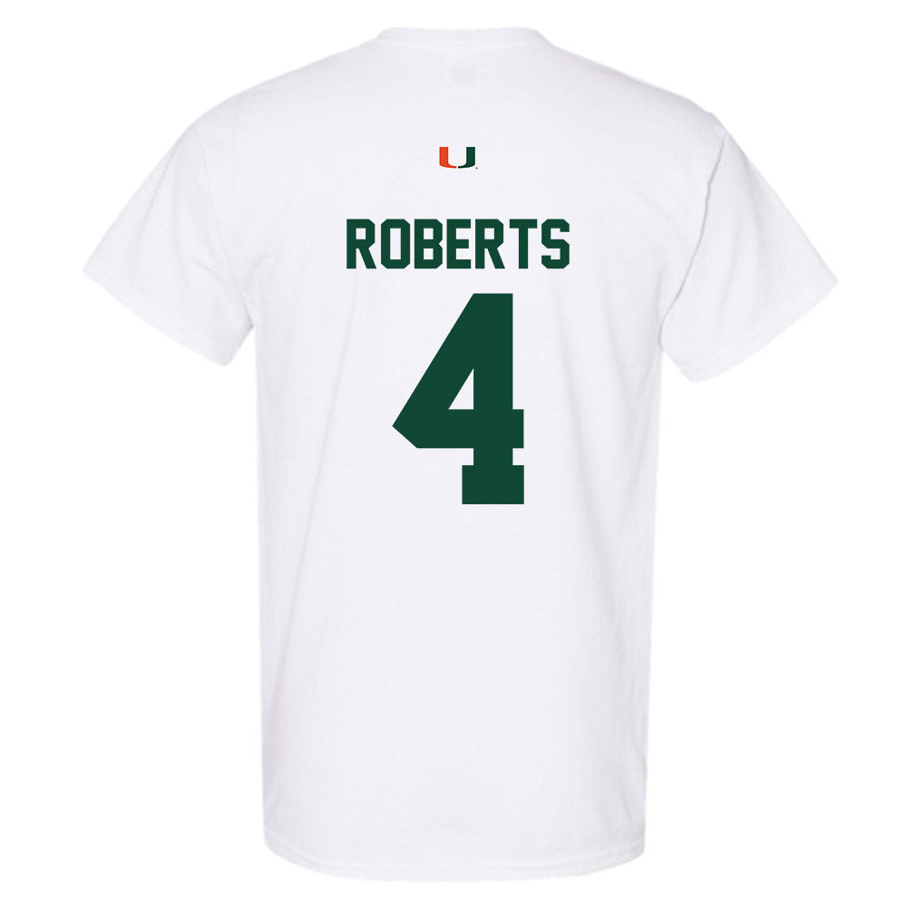 Miami - NCAA Women's Basketball : Jasmyne Roberts - Classic Shersey T-Shirt