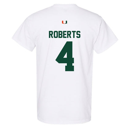 Miami - NCAA Women's Basketball : Jasmyne Roberts - Classic Shersey T-Shirt