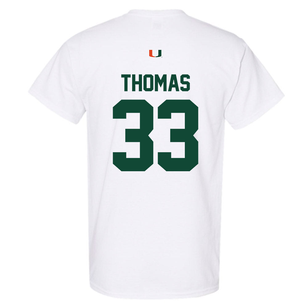 Miami - NCAA Football : Nick Thomas - Classic Shersey T-Shirt-1