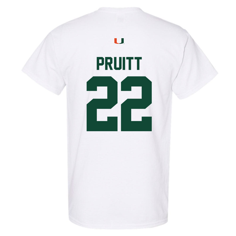 Miami - NCAA Football : Cam Pruitt - Classic Shersey T-Shirt-1