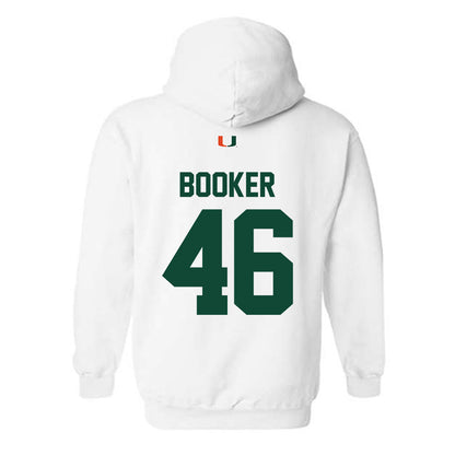 Miami - NCAA Football : Adam Booker - Classic Shersey Hooded Sweatshirt-1