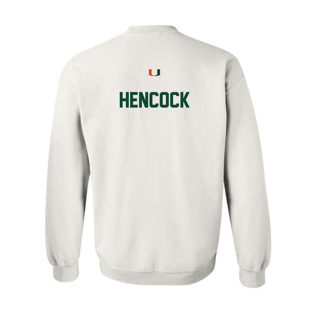 Miami - NCAA Women's Track & Field : Emma Hencock - Classic Shersey Crewneck Sweatshirt-1
