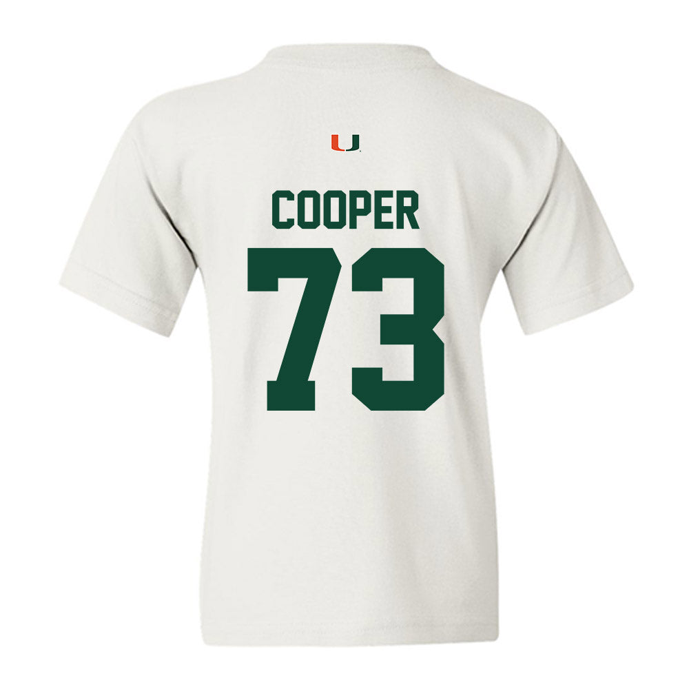 Miami - NCAA Football : Anez Cooper - Classic Shersey Youth T-Shirt-1