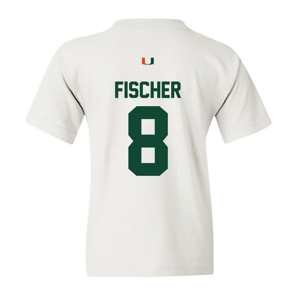 Miami - NCAA Baseball : Carson Fischer - Classic Shersey Youth T-Shirt-1