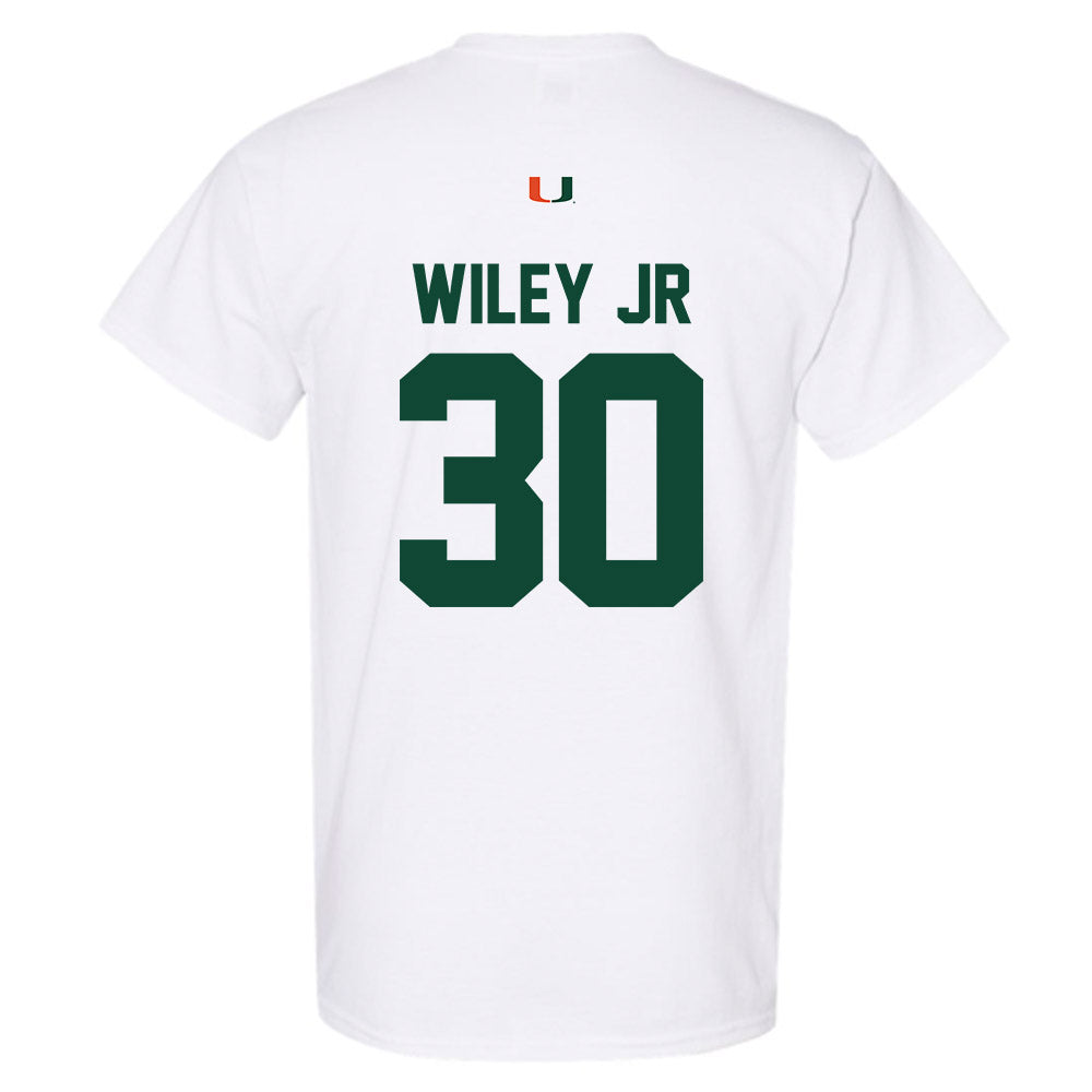 Miami - NCAA Football : Kellen Wiley Jr - Classic Shersey T-Shirt-1
