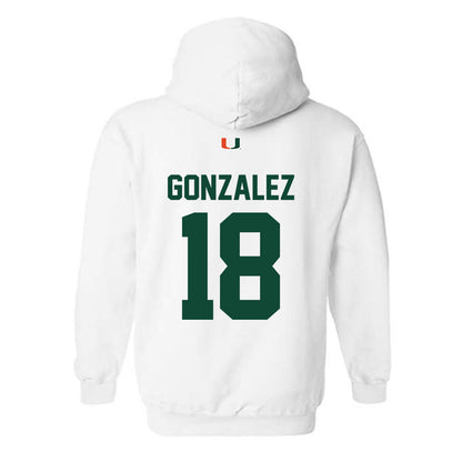 Miami - NCAA Football : Vinny Gonzalez - Classic Shersey Hooded Sweatshirt-1