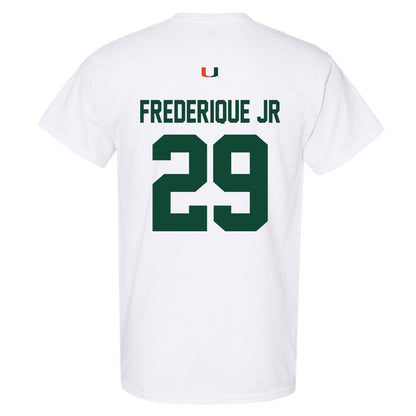 Miami - NCAA Football : Romanas Frederique Jr - Classic Shersey T-Shirt-1