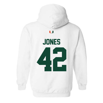 Miami - NCAA Football : Artavius Jones - Classic Shersey Hooded Sweatshirt-1