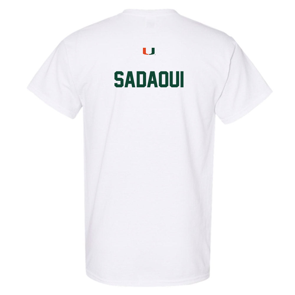 Miami - NCAA Men's Tennis : Mehdi Sadaoui - Classic Shersey T-Shirt-1