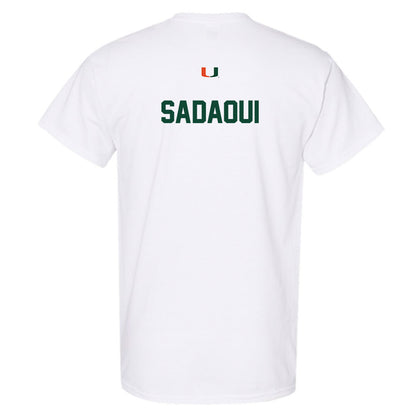 Miami - NCAA Men's Tennis : Mehdi Sadaoui - Classic Shersey T-Shirt-1