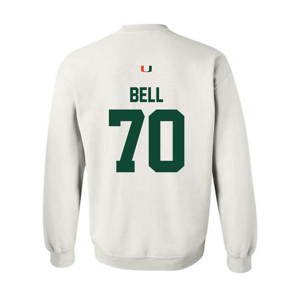 Miami - NCAA Football : Markel Bell - Classic Shersey Crewneck Sweatshirt-1