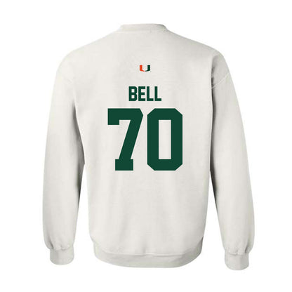 Miami - NCAA Football : Markel Bell - Classic Shersey Crewneck Sweatshirt-1