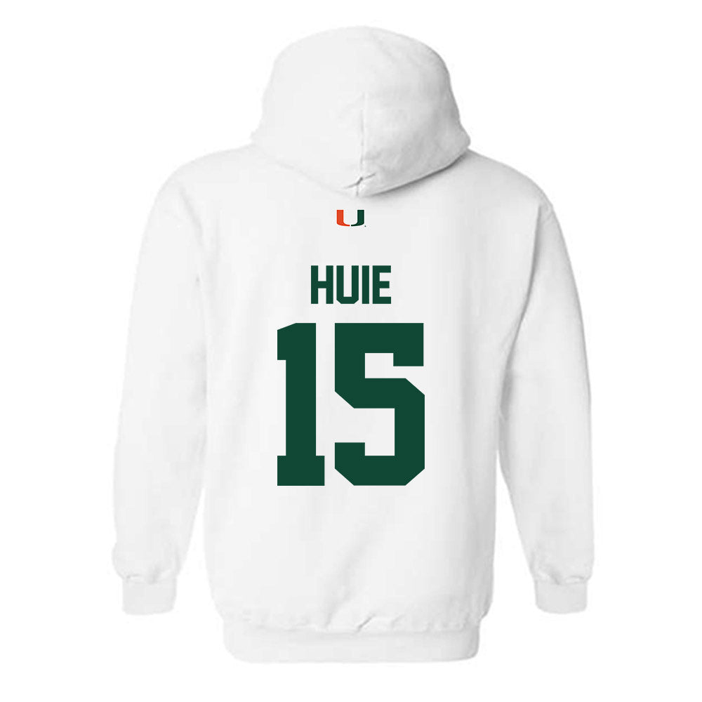 Miami - NCAA Men's Basketball : Kiree Huie - Classic Shersey Hooded Sweatshirt