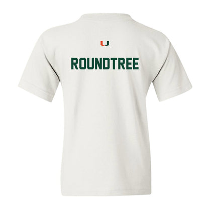 Miami - NCAA Women's Track & Field : Morgan Roundtree - Classic Shersey Youth T-Shirt-1