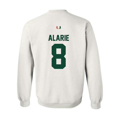 Miami - NCAA Men's Basketball : Xander Alarie - Classic Shersey Crewneck Sweatshirt