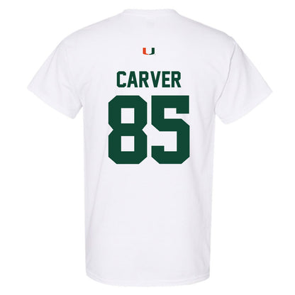 Miami - NCAA Football : Jackson Carver - Classic Shersey T-Shirt