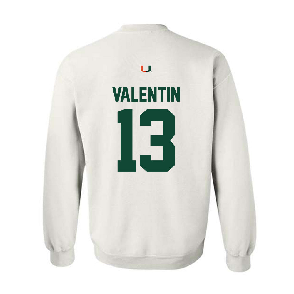 Miami - NCAA Women's Volleyball : Marla Valentin - Classic Shersey Crewneck Sweatshirt