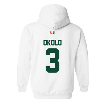 Miami - NCAA Women's Basketball : Soma Okolo - Classic Shersey Hooded Sweatshirt-1