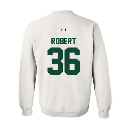 Miami - NCAA Baseball : Nick Robert - Classic Shersey Crewneck Sweatshirt-1