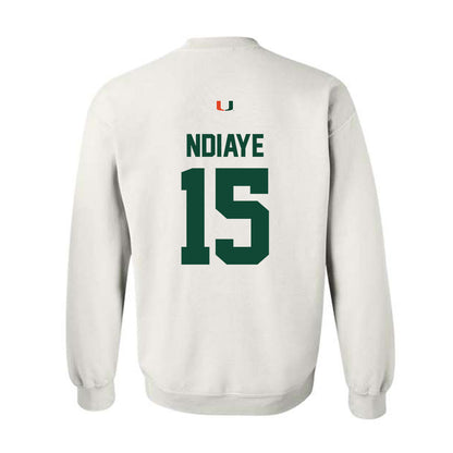 Miami - NCAA Women's Volleyball : Amina Ndiaye - Classic Shersey Crewneck Sweatshirt-1