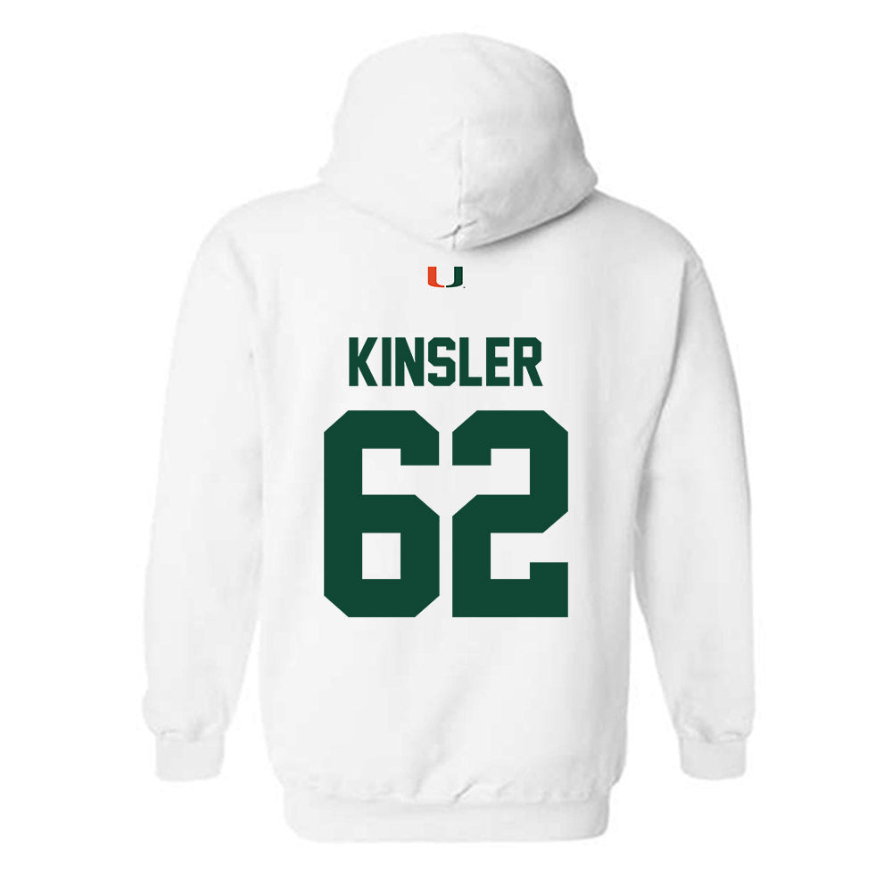 Miami - NCAA Football : Tommy Kinsler - Classic Shersey Hooded Sweatshirt