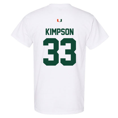 Miami - NCAA Women's Basketball : Amarachi Kimpson - Classic Shersey T-Shirt-1