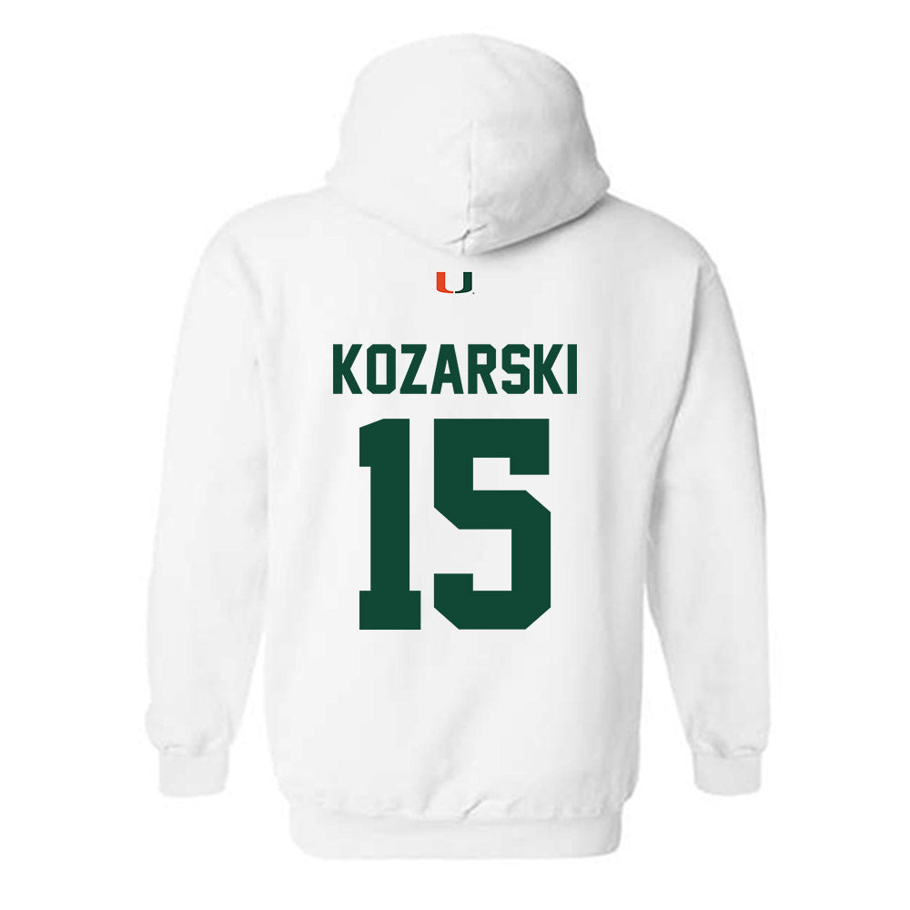 Miami - NCAA Women's Soccer : Gisselle Kozarski - Classic Shersey Hooded Sweatshirt