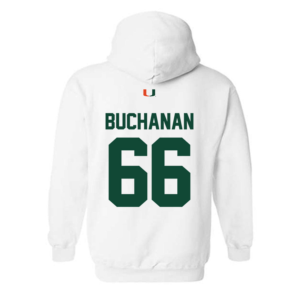 Miami - NCAA Football : Max Buchanan - Classic Shersey Hooded Sweatshirt-1