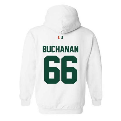Miami - NCAA Football : Max Buchanan - Classic Shersey Hooded Sweatshirt-1