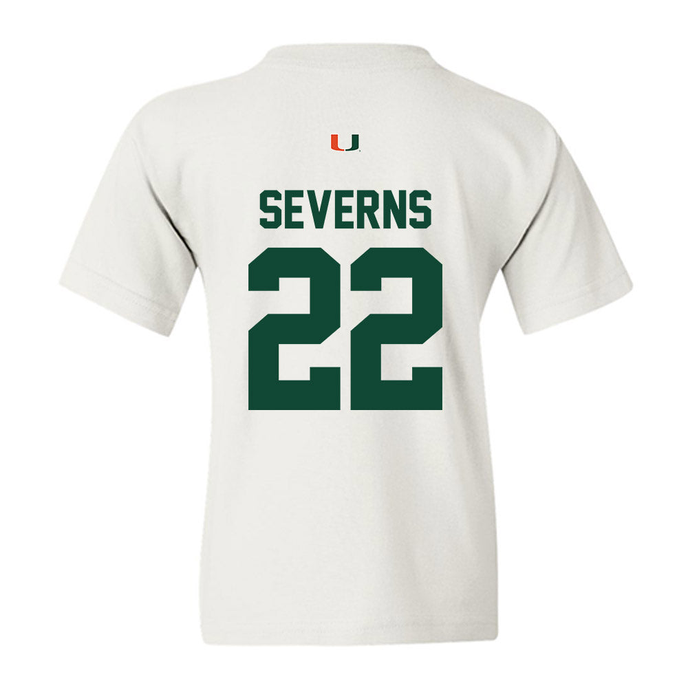 Miami - NCAA Women's Soccer : Brie Severns - Classic Shersey Youth T-Shirt-1