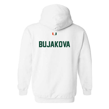 Miami - NCAA Women's Golf : Barbora Bujakova - Classic Shersey Hooded Sweatshirt-1
