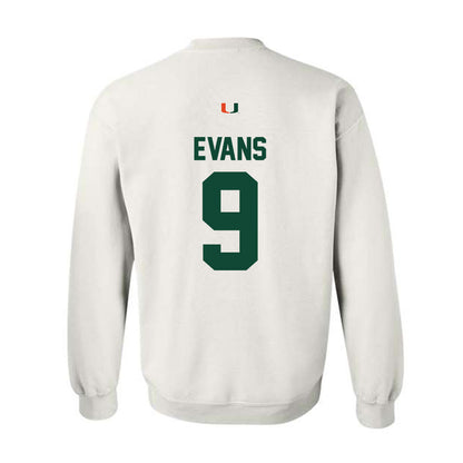 Miami - NCAA Baseball : Robert Evans - Classic Shersey Crewneck Sweatshirt-1
