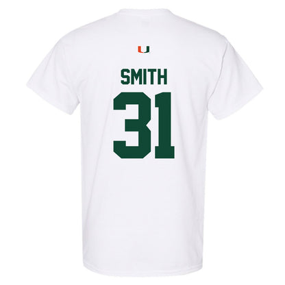 Miami - NCAA Baseball : Will Smith - Classic Shersey T-Shirt-1