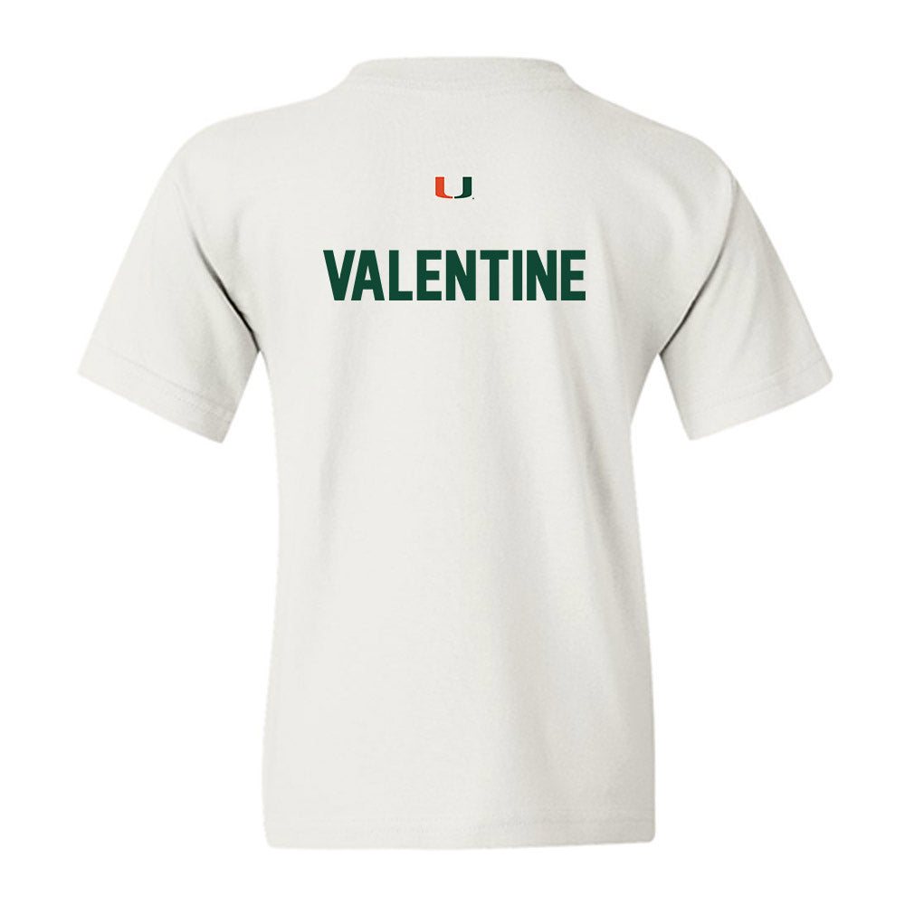 Miami - NCAA Men's Cross Country : Nico Valentine - Classic Shersey Youth T-Shirt-1