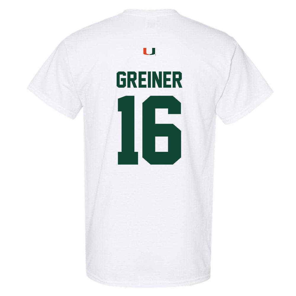 Miami - NCAA Women's Soccer : Sarah Greiner - Classic Shersey T-Shirt-1
