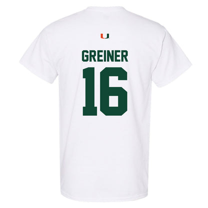 Miami - NCAA Women's Soccer : Sarah Greiner - Classic Shersey T-Shirt-1