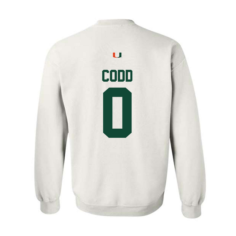 Miami - NCAA Women's Track & Field : Iyonna Codd - Classic Shersey Crewneck Sweatshirt-1