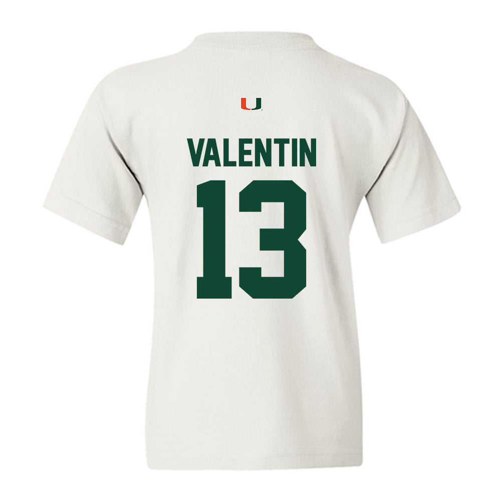 Miami - NCAA Women's Volleyball : Marla Valentin - Classic Shersey Youth T-Shirt