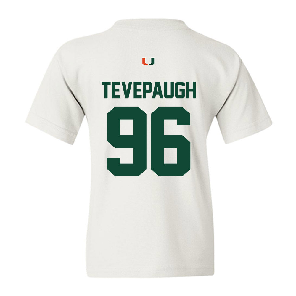 Miami - NCAA Football : Tucker Tevepaugh - Classic Shersey Youth T-Shirt-1