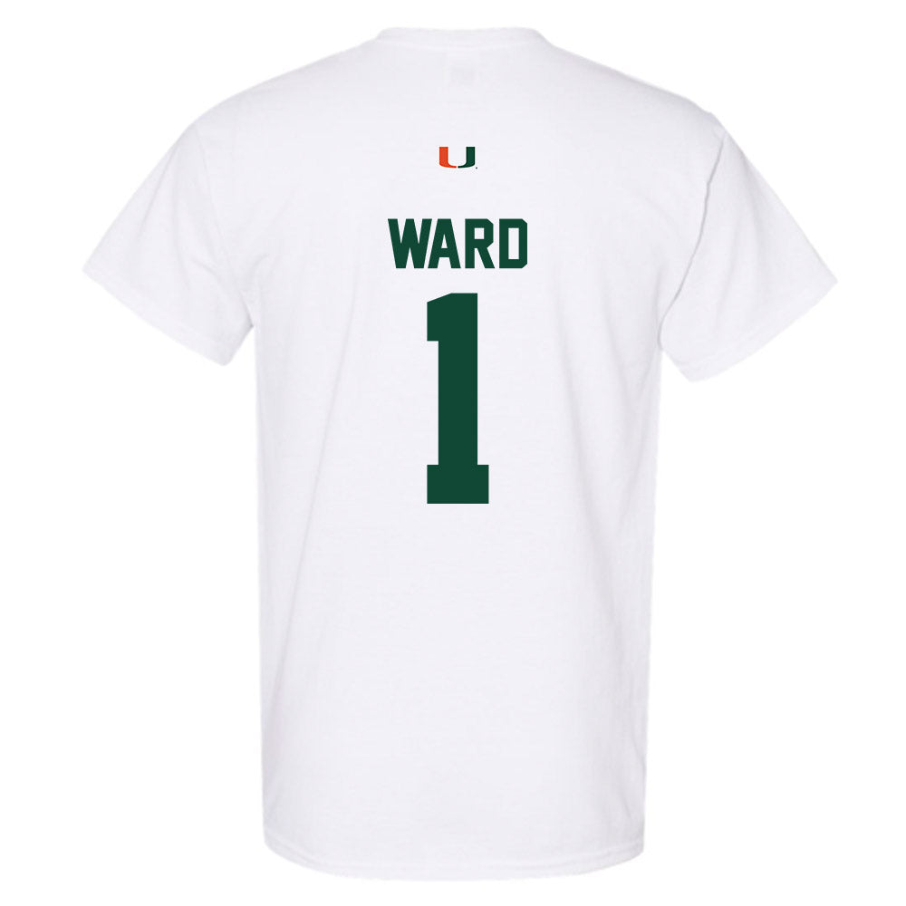 Miami - NCAA Football : Cam Ward - Classic Shersey T-Shirt-1