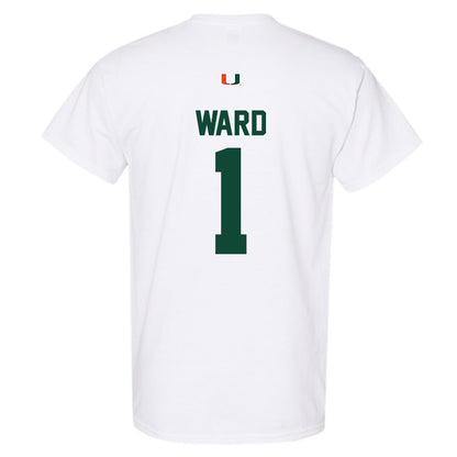 Miami - NCAA Football : Cam Ward - Classic Shersey T-Shirt-1