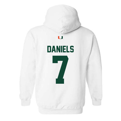 Miami - NCAA Football : CJ Daniels - Classic Shersey Hooded Sweatshirt-1