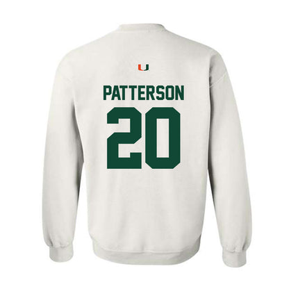 Miami - NCAA Football : Zaquan Patterson - Classic Shersey Crewneck Sweatshirt