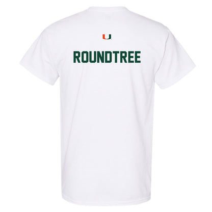 Miami - NCAA Women's Track & Field : Morgan Roundtree - Classic Shersey T-Shirt-1